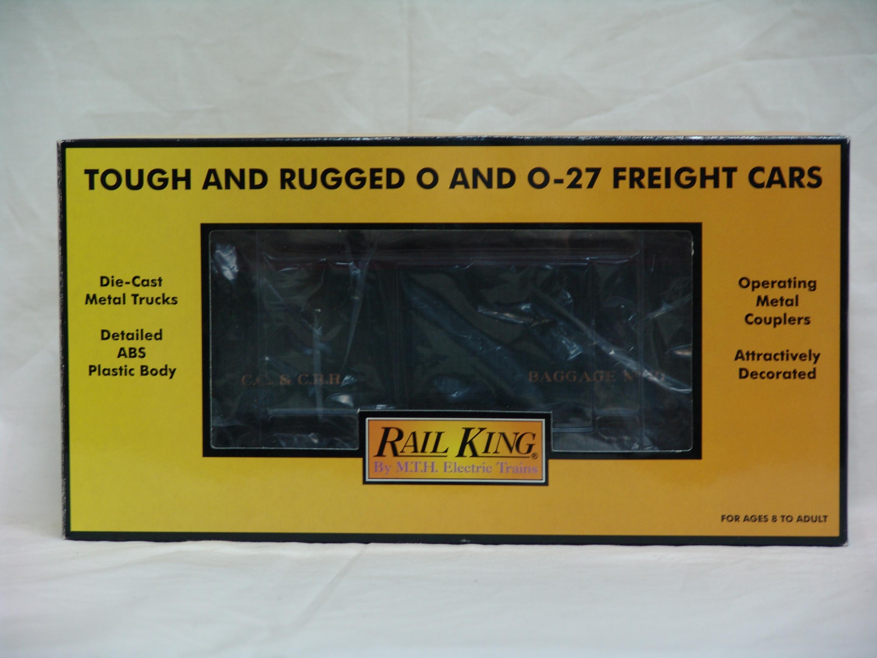 Cleveland, Columbus & Cincinnati 19th century baggage car #10 (used)