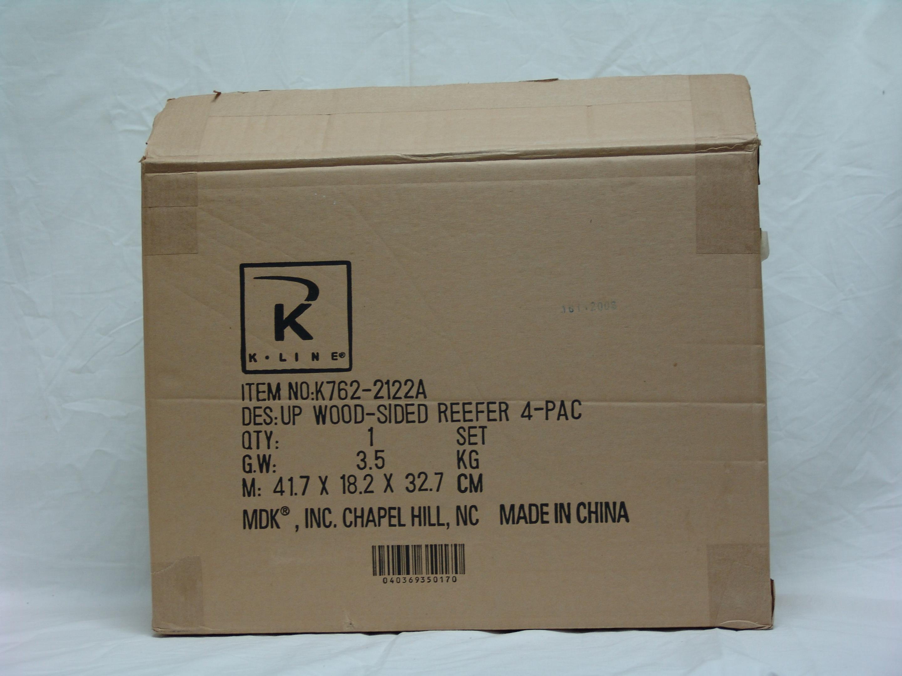 Pacific Fruit Express wood-sided reefer 4-pac (used)