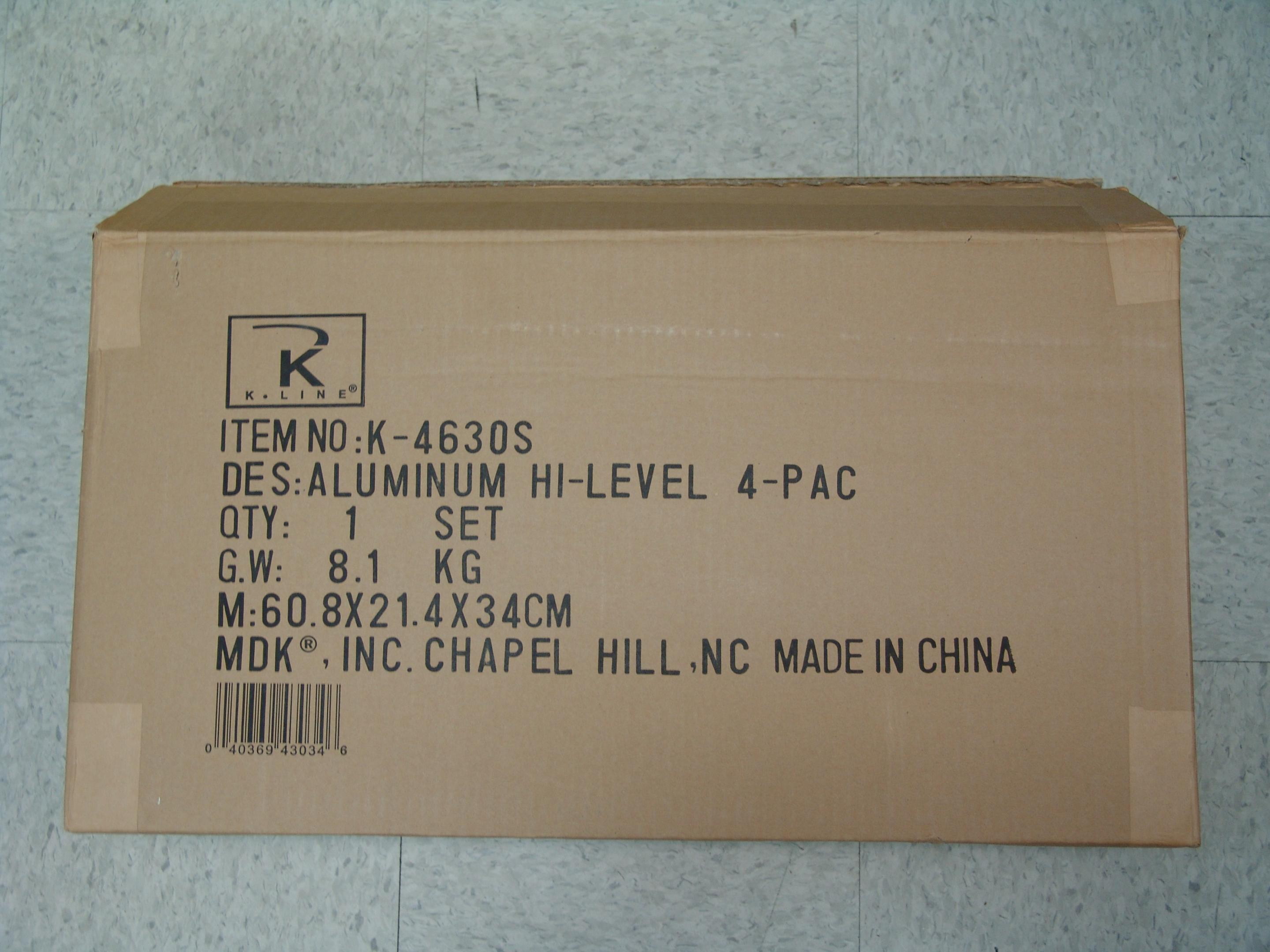Santa Fe 21" aluminum Hi-Level passenger 4-pack (used)