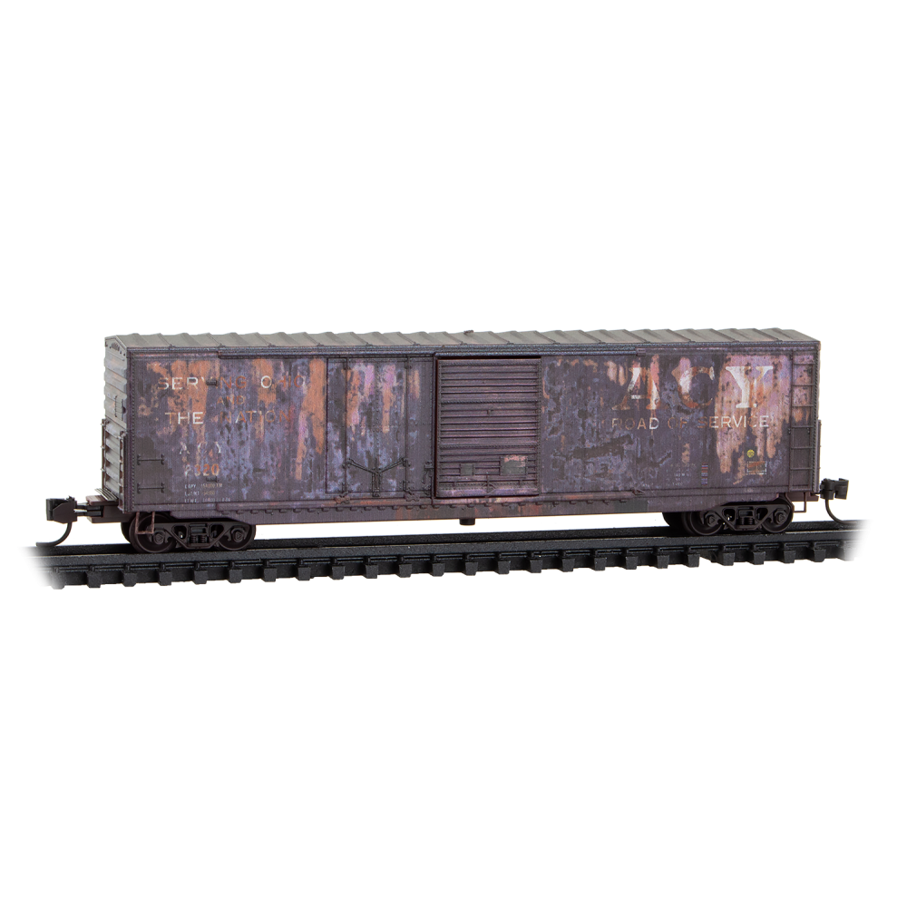 Akron Canton & Youngstown Weathered 50' Box Car #2320