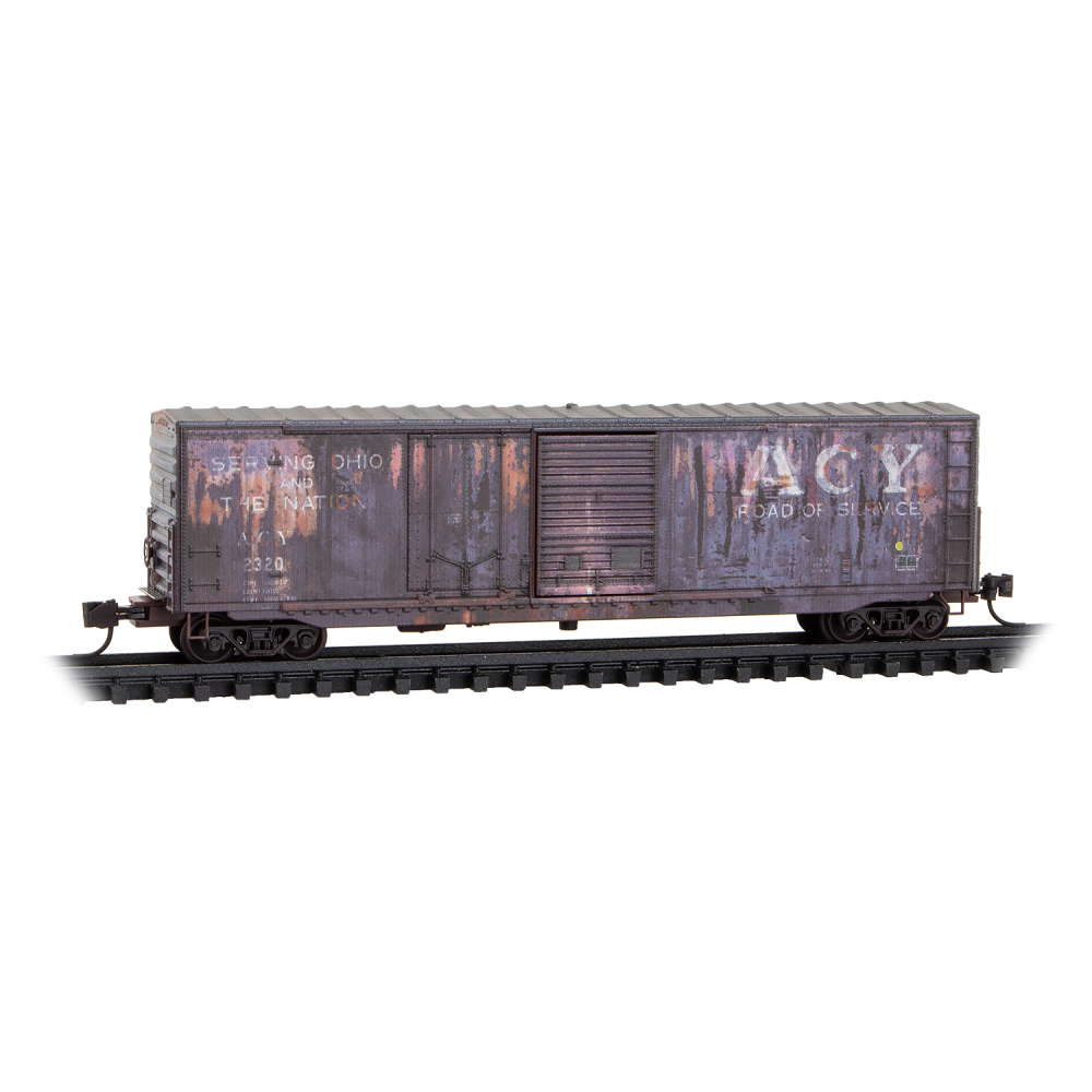 Akron Canton & Youngstown Weathered 50' Box Car #2320