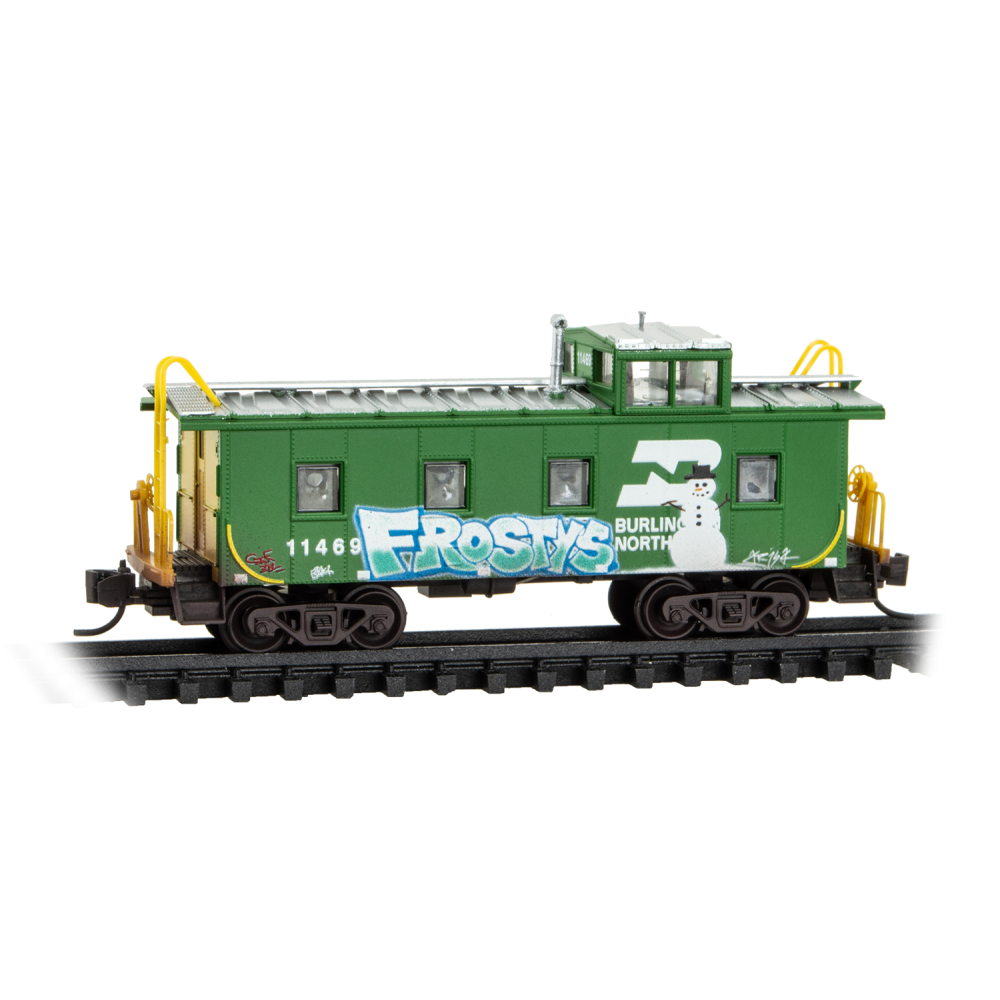 Burlington Northern Weathered 36' Caboose #11469