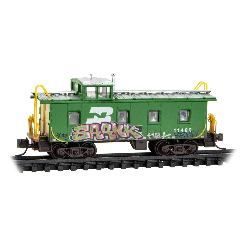 Burlington Northern Weathered 36' Caboose #11469