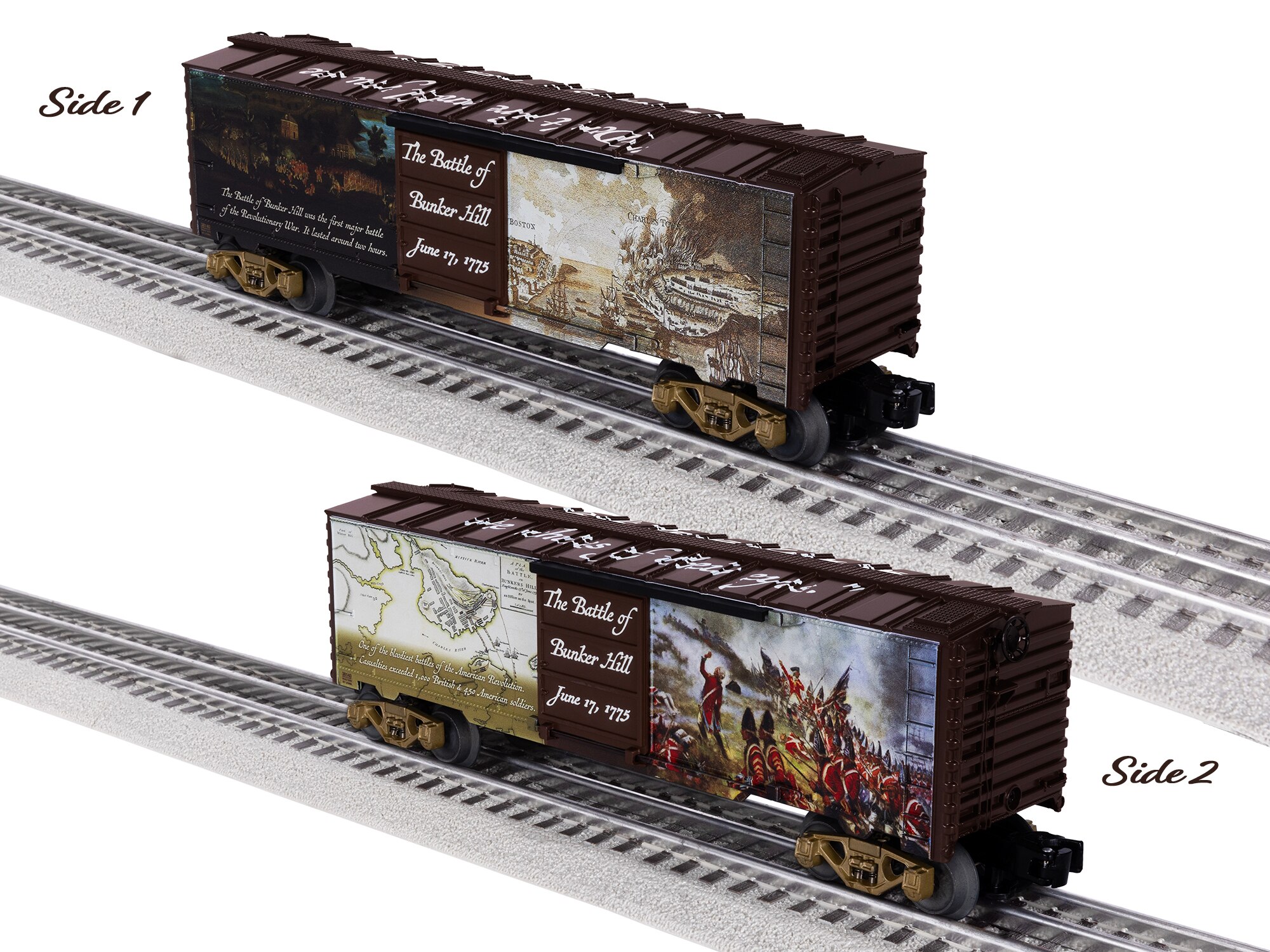 Battle of Bunker Hill 250th Anniversary boxcar