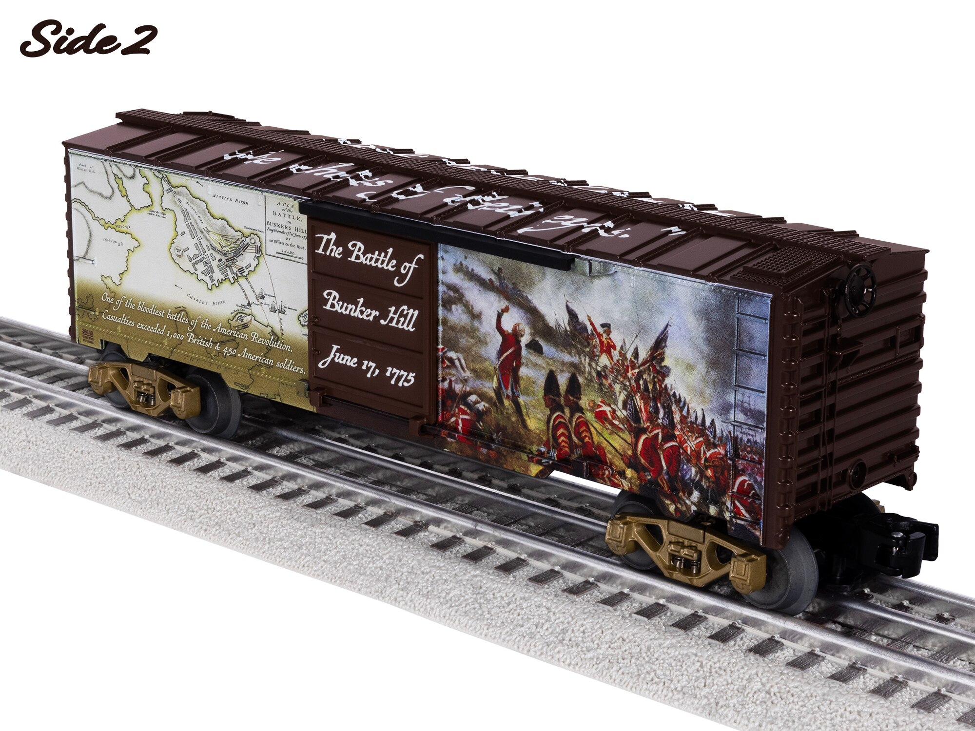 Battle of Bunker Hill 250th Anniversary boxcar