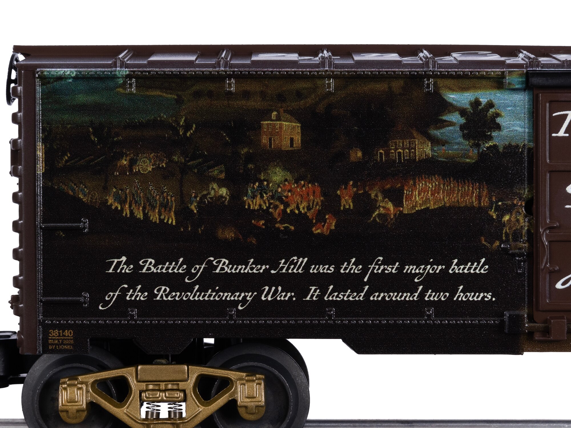 Battle of Bunker Hill 250th Anniversary boxcar