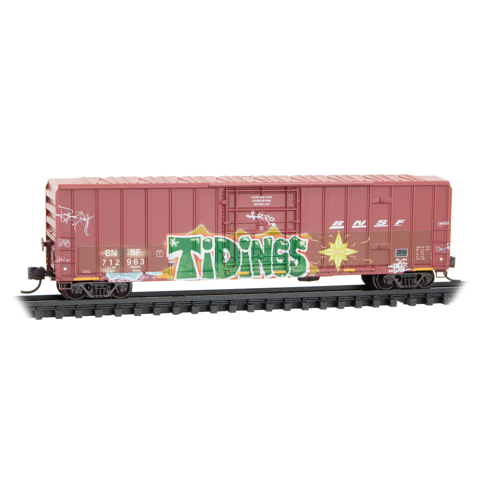 Burlington Northern Santa Fe Christmas Graffiti 3-Pack