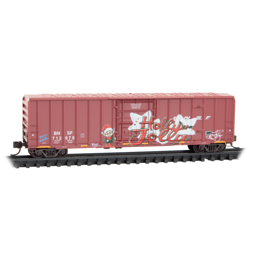 Burlington Northern Santa Fe Christmas Graffiti 3-Pack