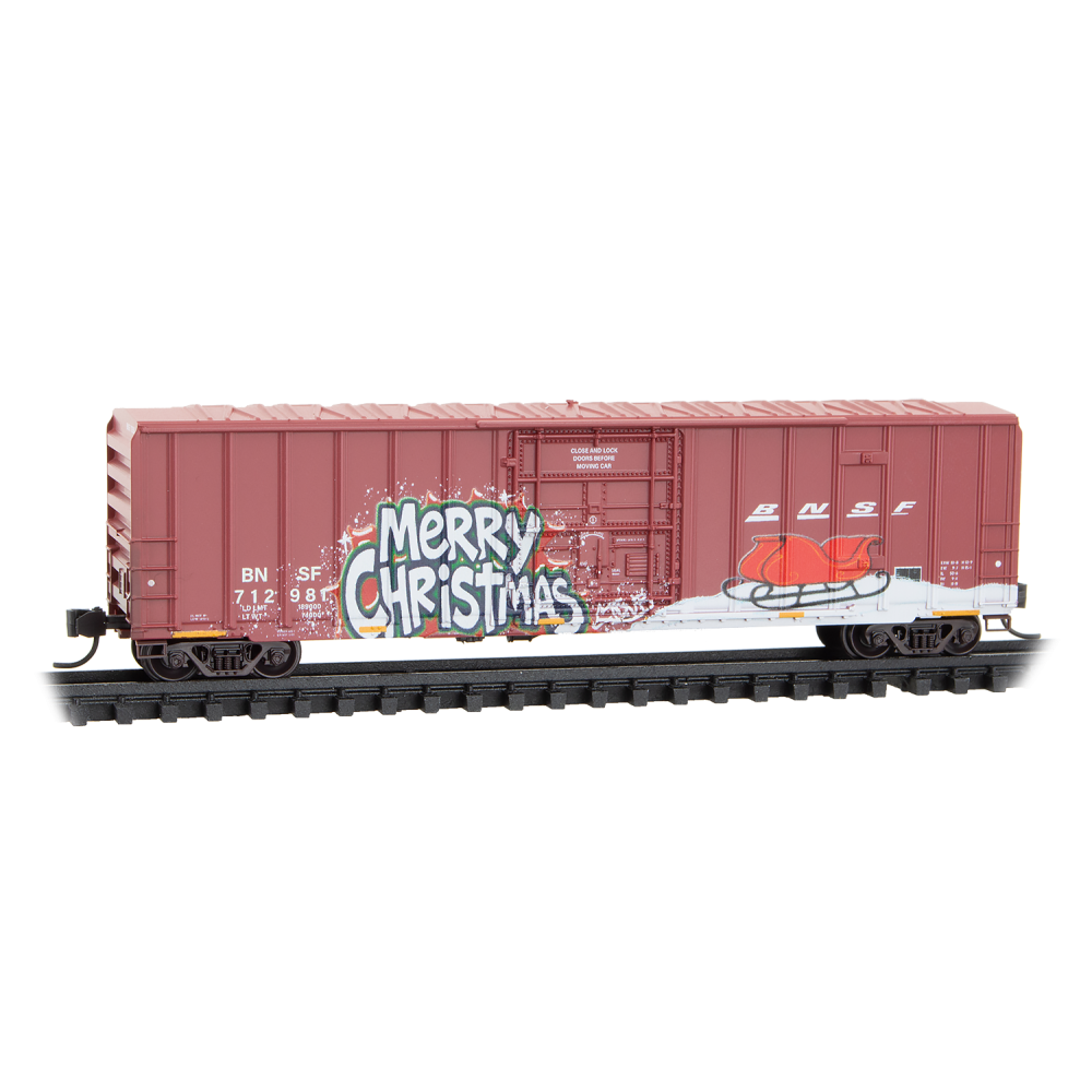 Burlington Northern Santa Fe Christmas Graffiti 3-Pack