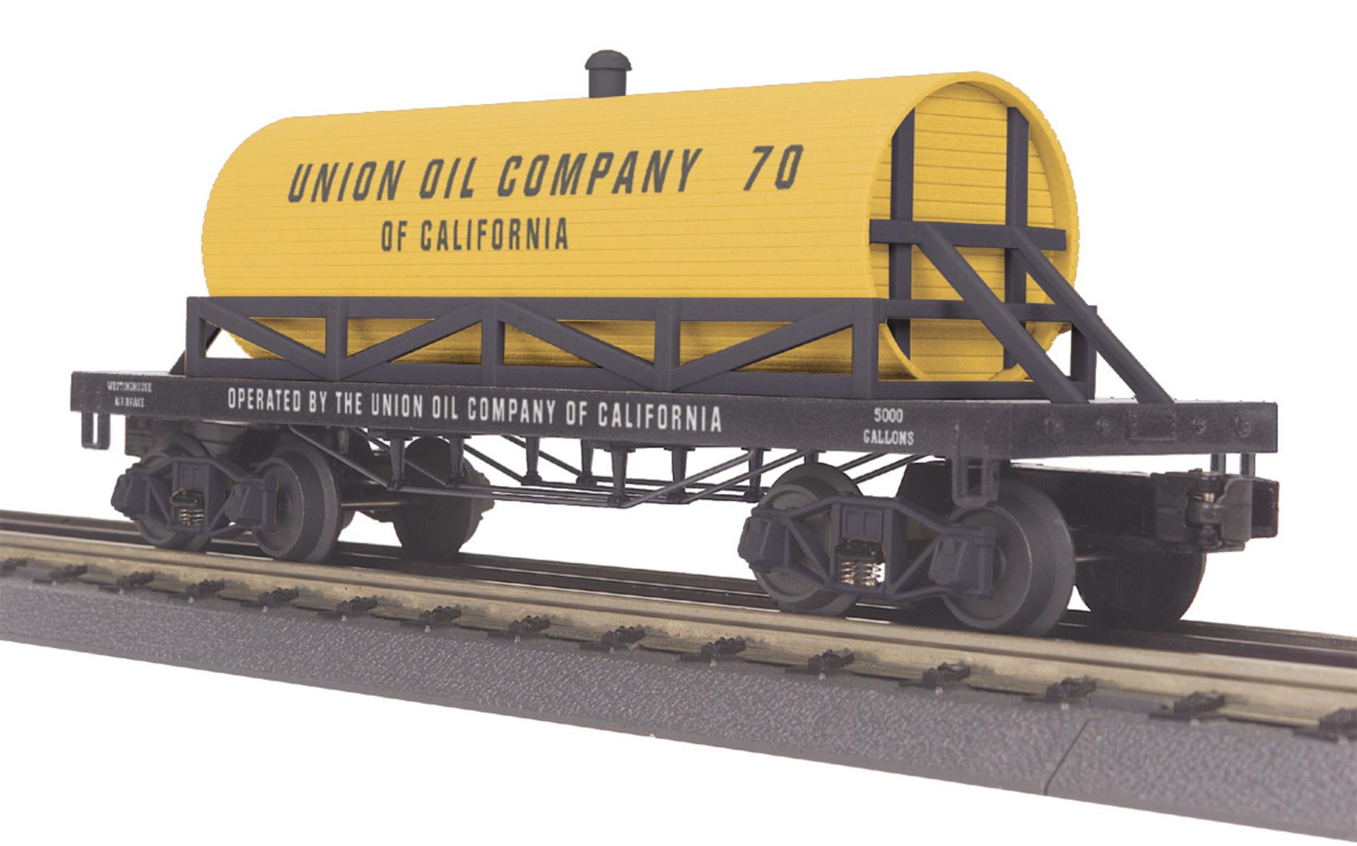 Union Oil Company 19th century wooden tank car #70 (used)