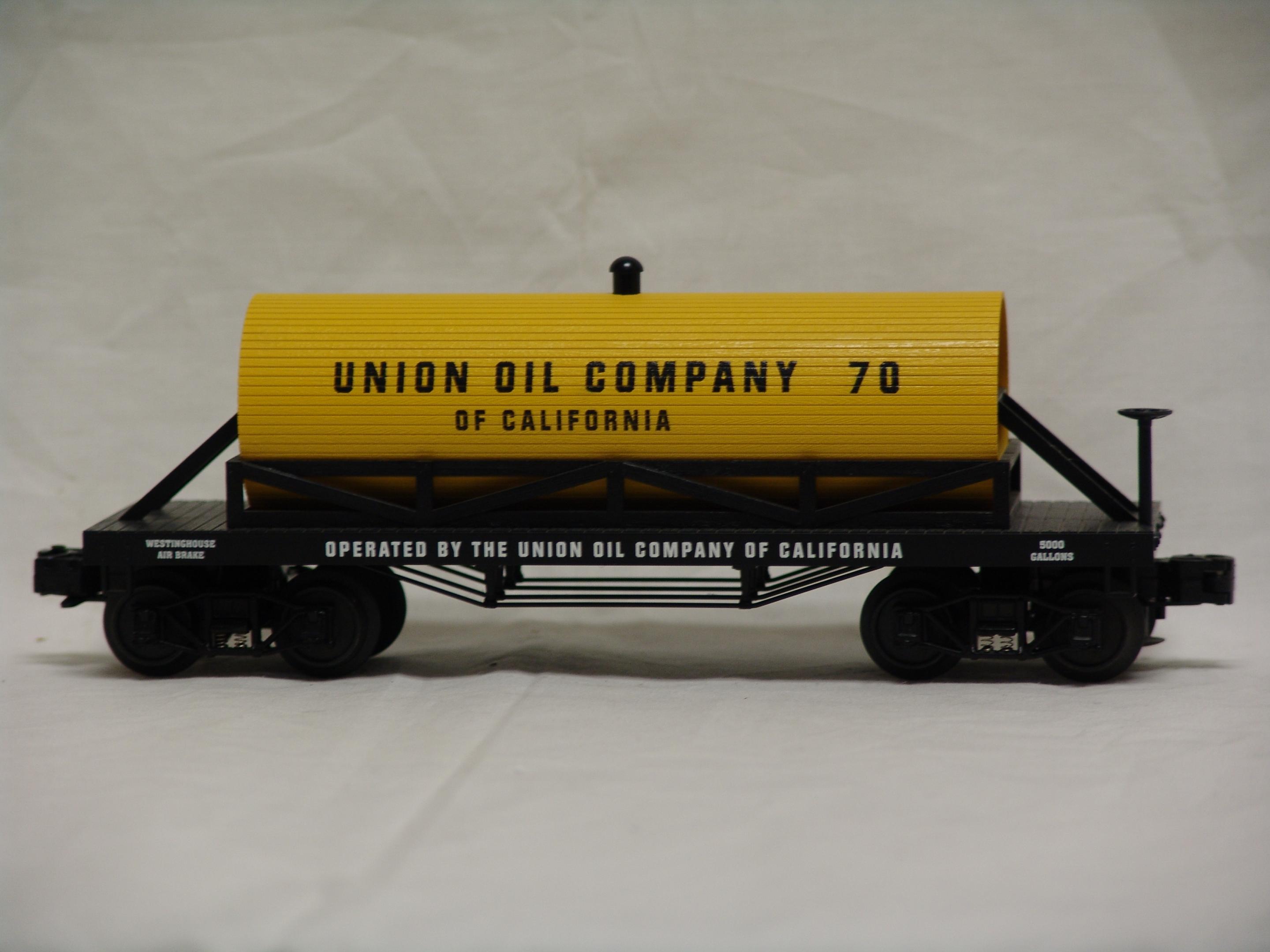 Union Oil Company 19th century wooden tank car #70 (used)