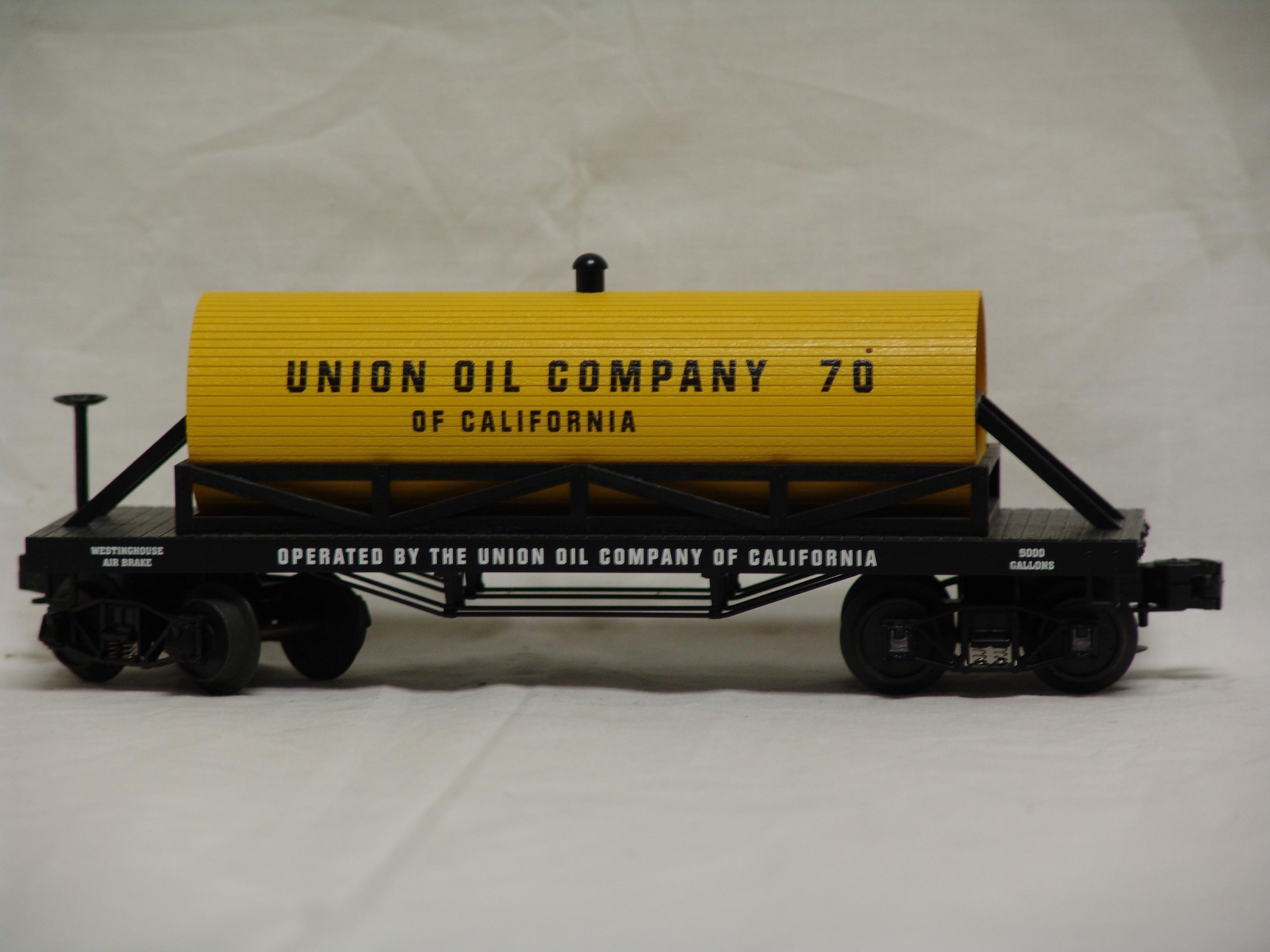 Union Oil Company 19th century wooden tank car #70 (used)