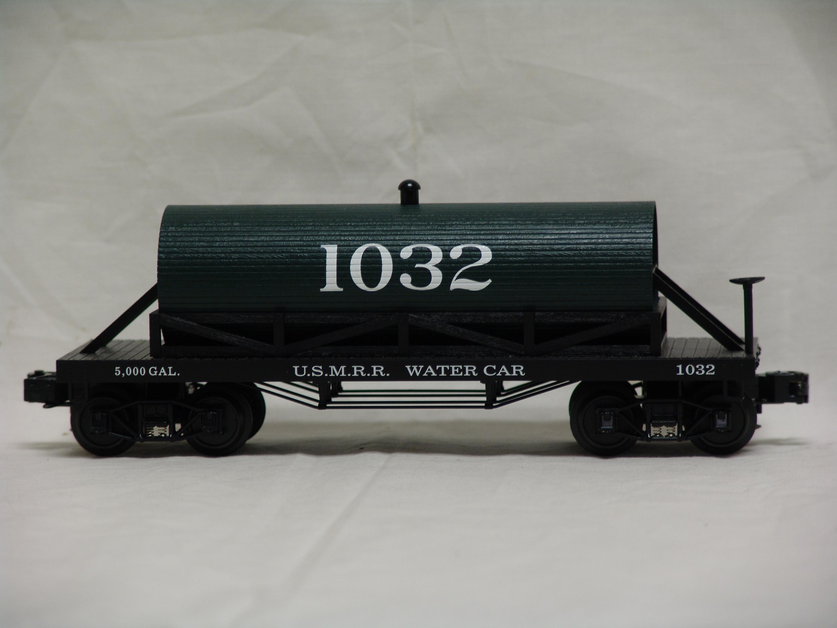 USMRR Water Car 19th century wooden tank car #1032 (used)