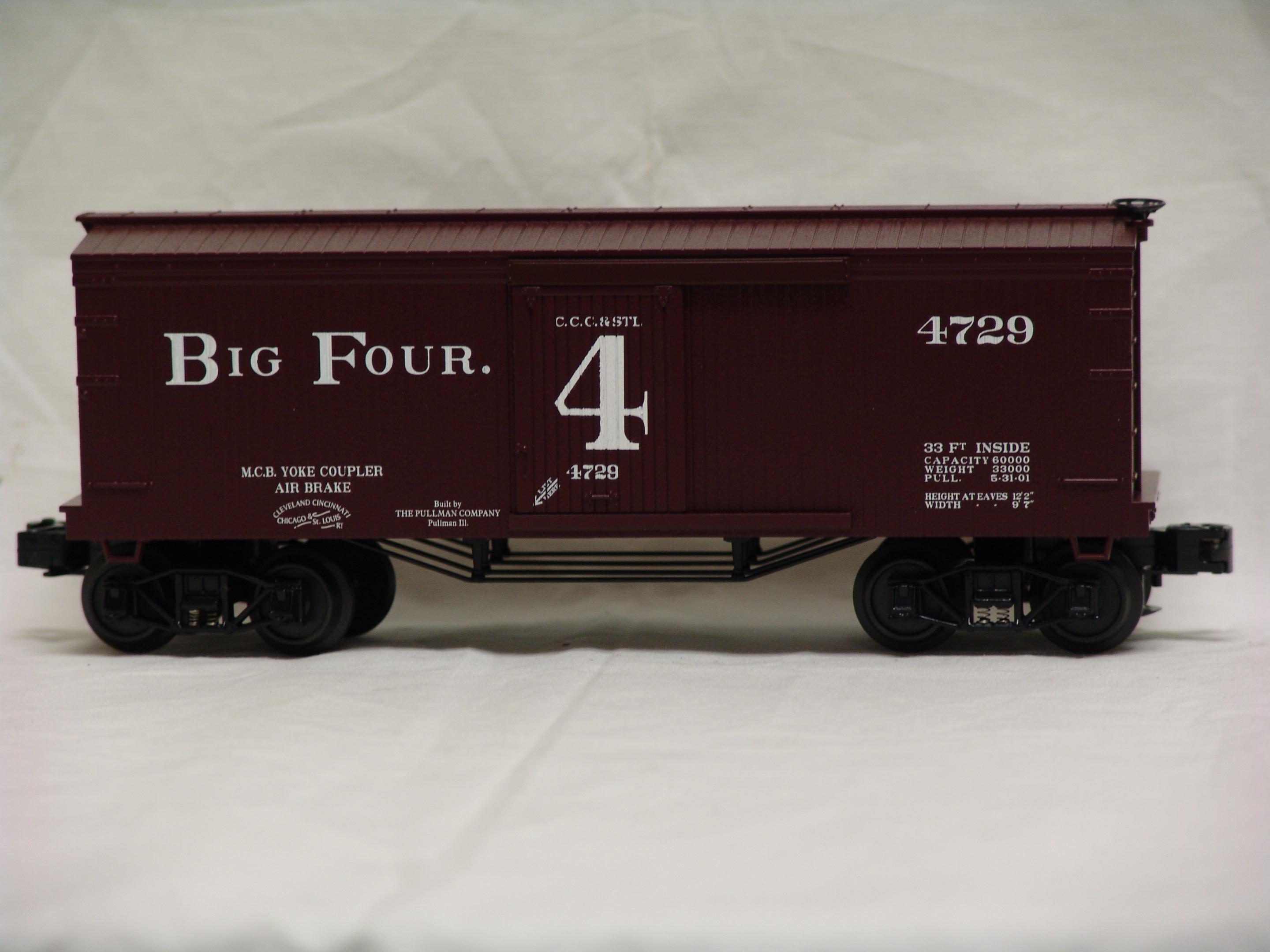 Cleveland, Cincinnati, Chicago & St. Paul 34' boxcar #4729 (used)