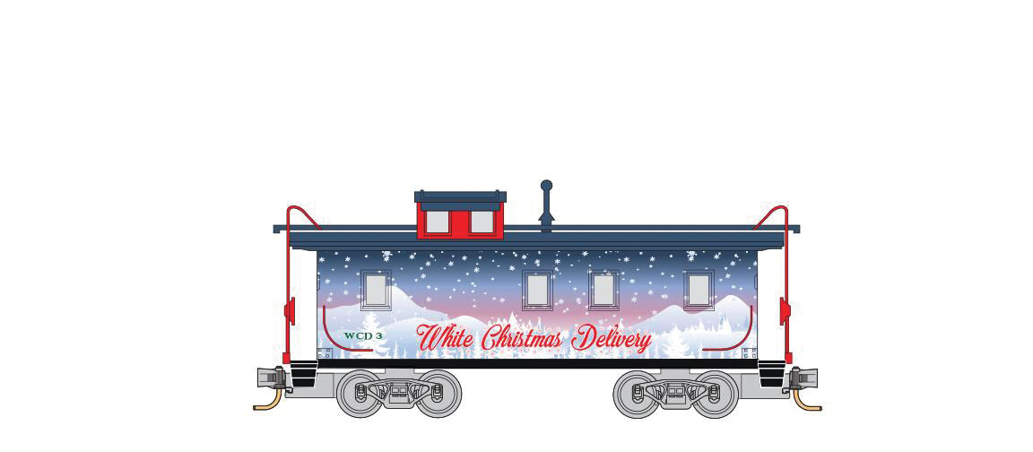 White Christmas Delivery Train Set