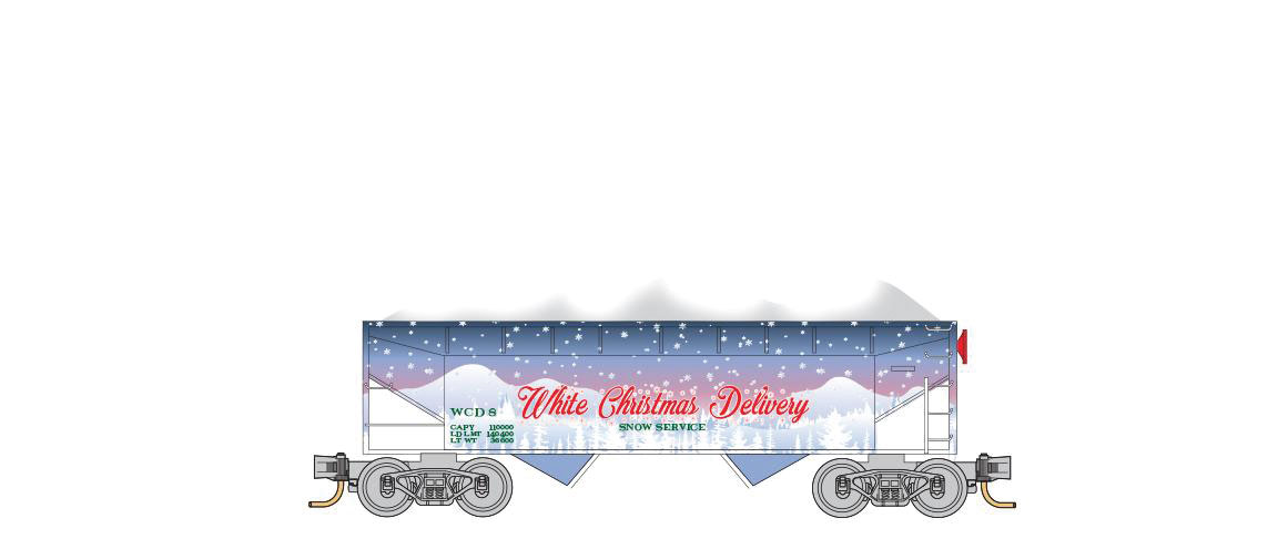 White Christmas Delivery Train Set