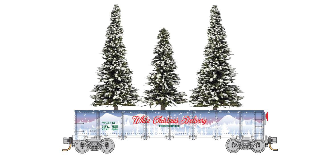 White Christmas Delivery Train Set