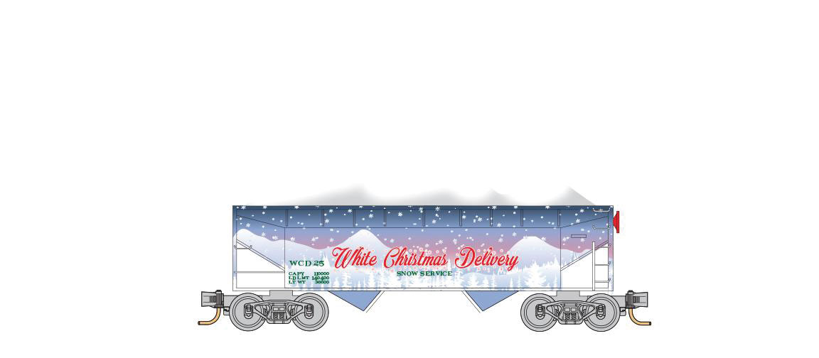 White Christmas Delivery Train Set
