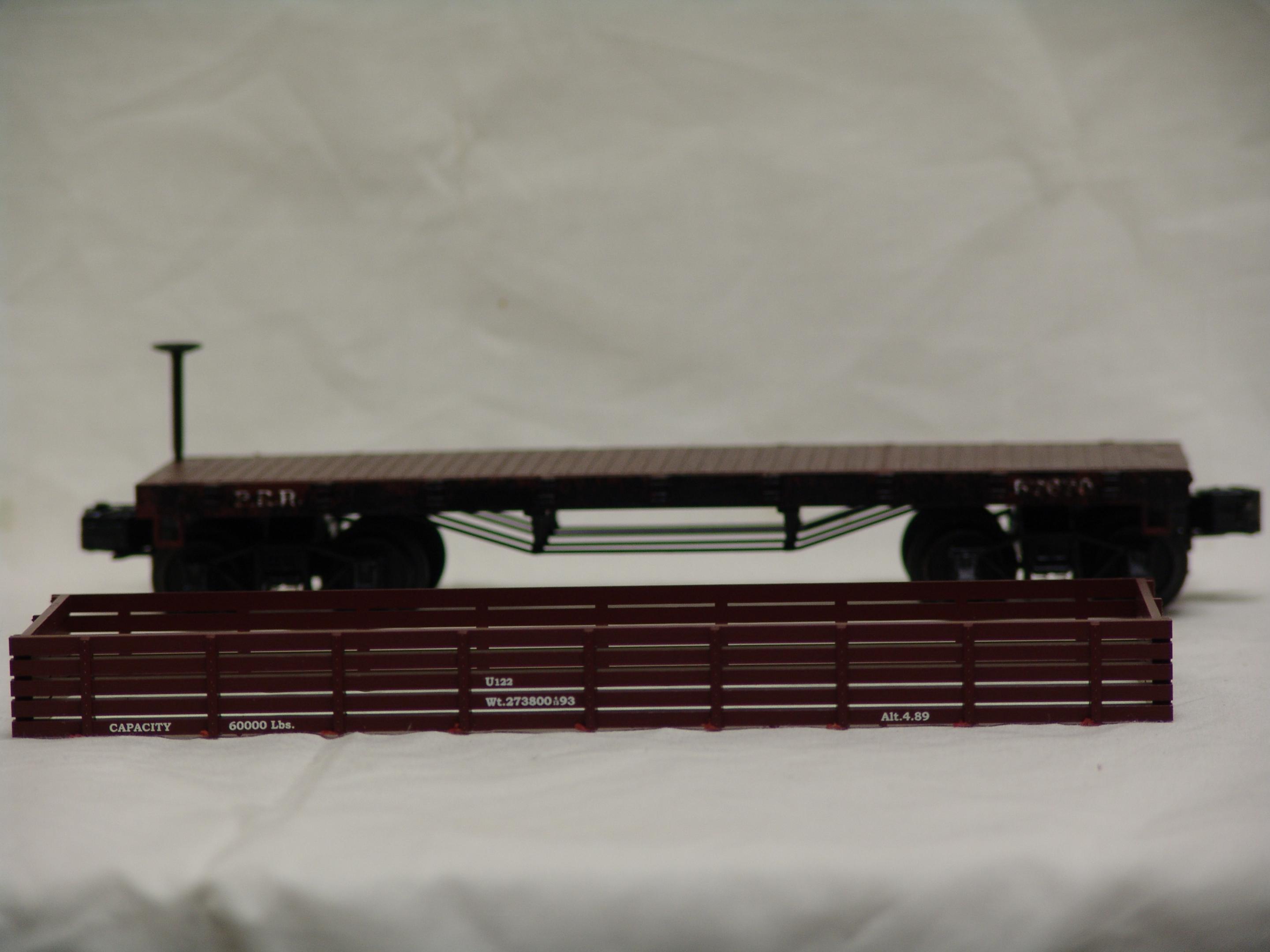 Pennsylvania Railroad 19th century gondola with loose sides (used)