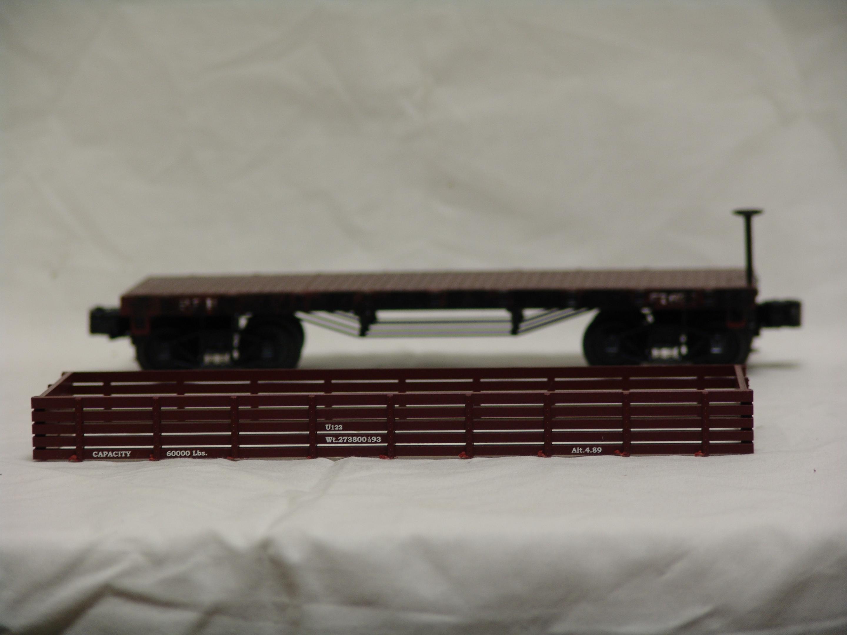 Pennsylvania Railroad 19th century gondola with loose sides (used)
