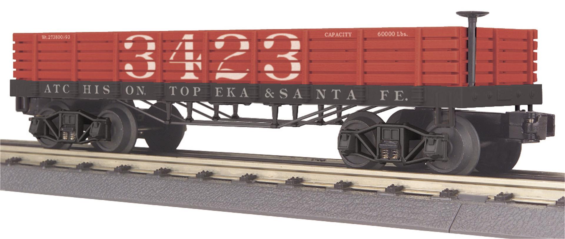 Atchison, Topeka & Santa Fe 19th century gondola #3423