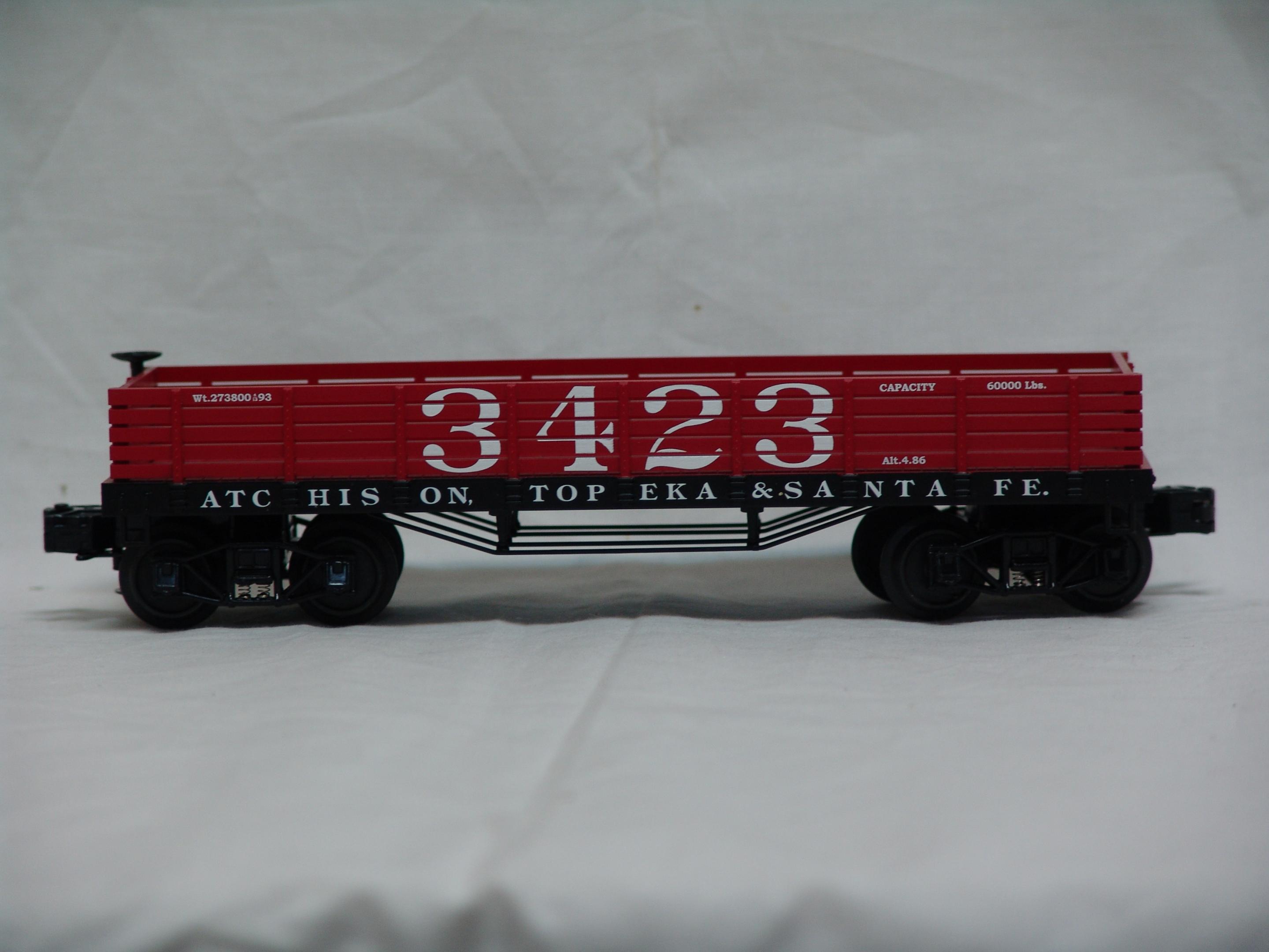 Atchison, Topeka & Santa Fe 19th century gondola #3423