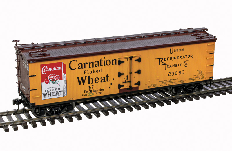 Carnation Flaked Wheat 40' wood reefer #23092
