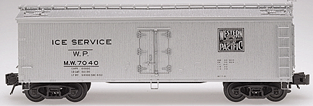 Western Pacific 40' wood side reefer #7040