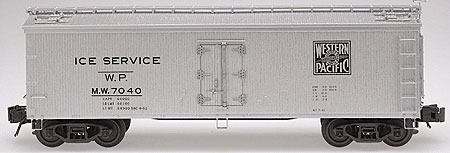 Western Pacific 40' wood side reefer #7040