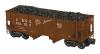 Burlington Route outside braced 2-bay die cast hopper