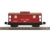red/brown/nickel #2817 O gauge caboose
