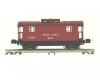 red/brown/nickel #2817 O gauge caboose