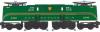 Pennsylvania Railroad green 5 stripe semi-scale GG-1 #2330