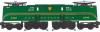 Pennsylvania Railroad green 5 stripe semi-scale GG-1 #2330