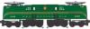 Pennsylvania Railroad green 5 stripe semi-scale GG-1 #2340