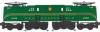 Pennsylvania Railroad green 5 stripe semi-scale GG-1 #2340