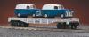 MTH flatcar w/ panel trucks