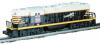 Burlington Route black & gray GP-9 dummy