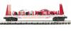 Circus Transport Railroad flatcar #6195305 w/ autos