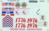 Decals: Western Pacific Bicentennial Diesels