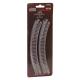 Unitrack 9 3/4" radius Curved Track 4-Pack