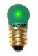 #1447G 18V Green Screw Base Light Bulb