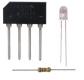 3 Volt 5MM White LED Light Kit