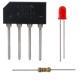 3 Volt 5MM Red Flashing LED Light Kit