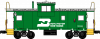 Burlington Northern extended vision caboose #10558