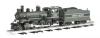Union Pacific gray Baldwin 4-6-0 steamer