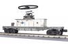 US Navy flatcar w/ operating helicopter