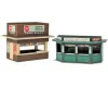 Two City Sidewalk Newsstands