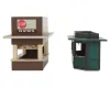 Two City Sidewalk Newsstands