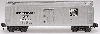 Western Pacific 40' wood side reefer #7045